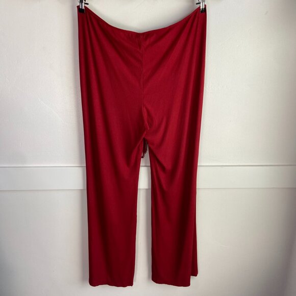 NWOT Skims Brick Red Soft Lounge Ruched Pants - Picture 6 of 13